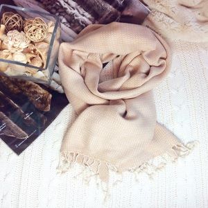 Tan Beige Soft Scarf